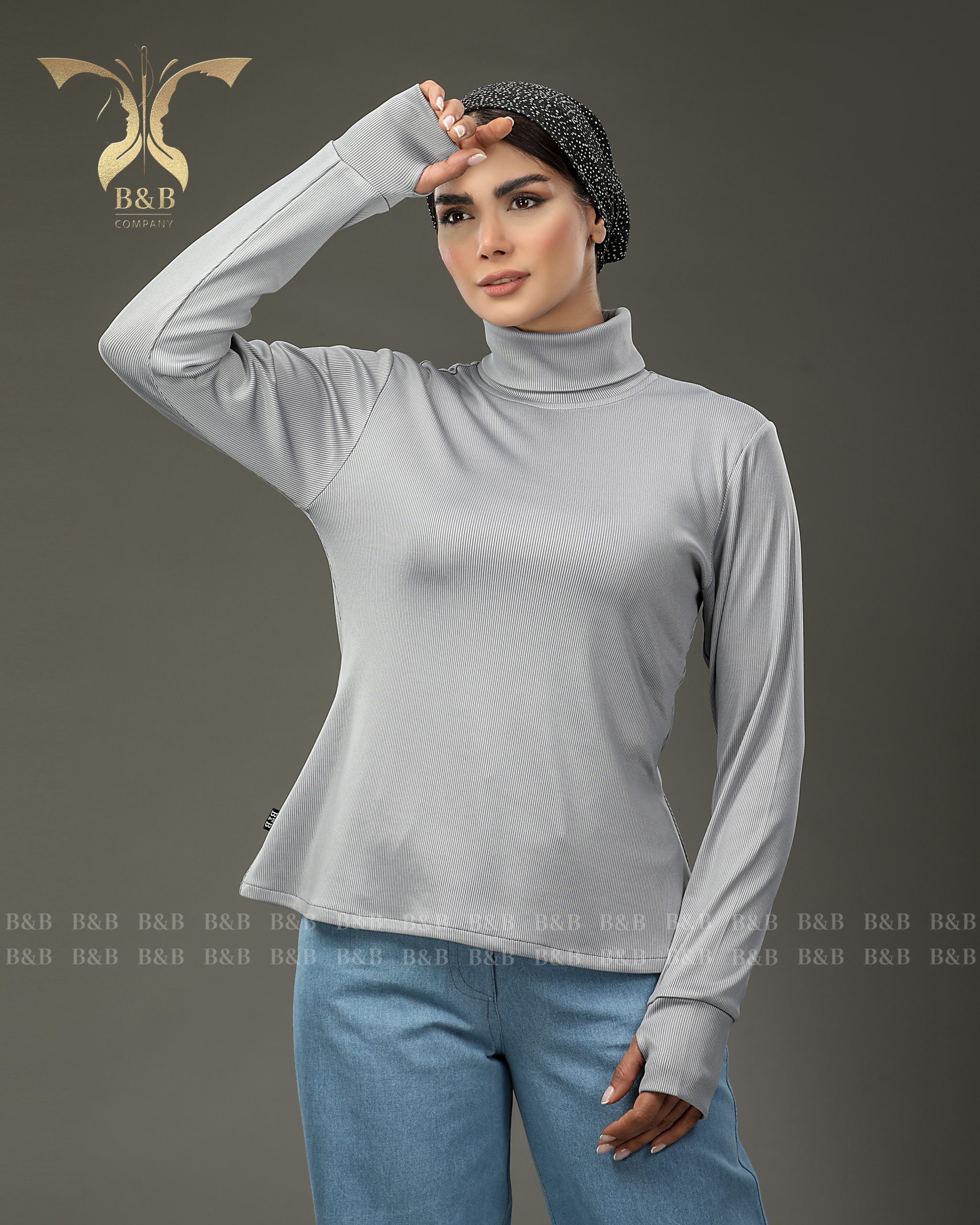 بلوز زنانه B&B یقه اسکی