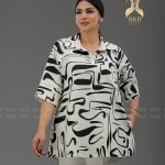 شومیز زنانه B&B یقه مردانه