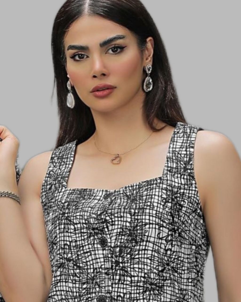 کت و سارافون زنانه B&B یقه انگلیسی