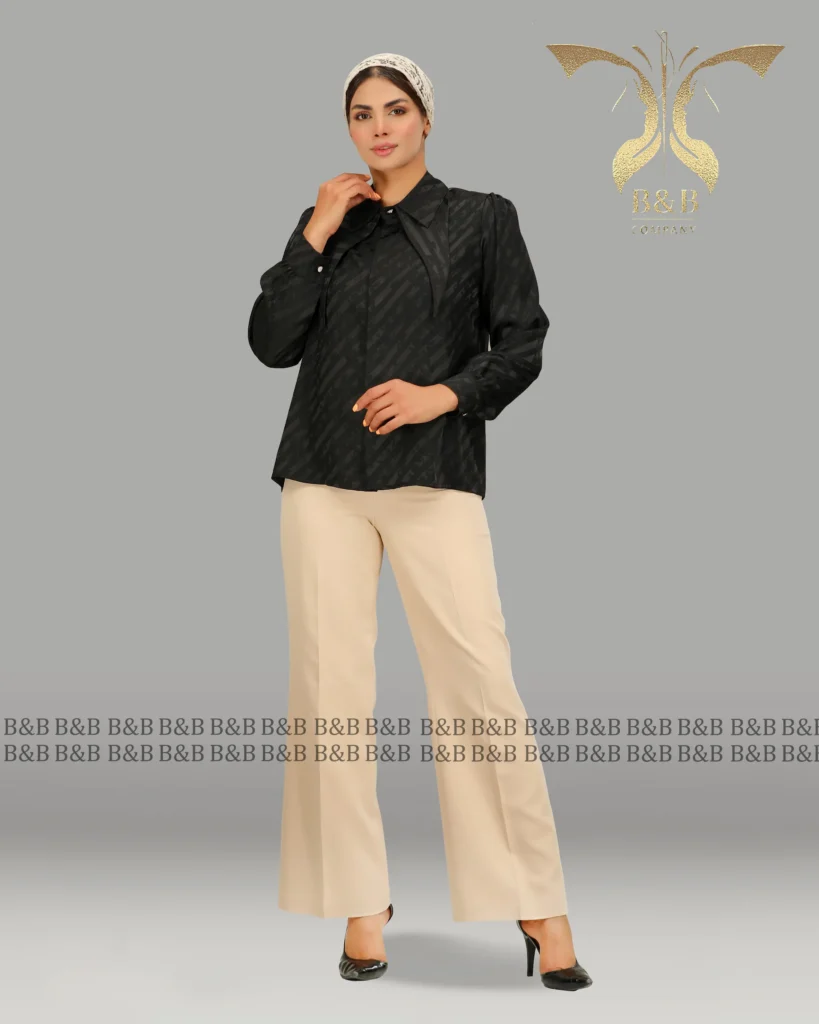 شومیز زنانه B&B دو یقه خرگوشی