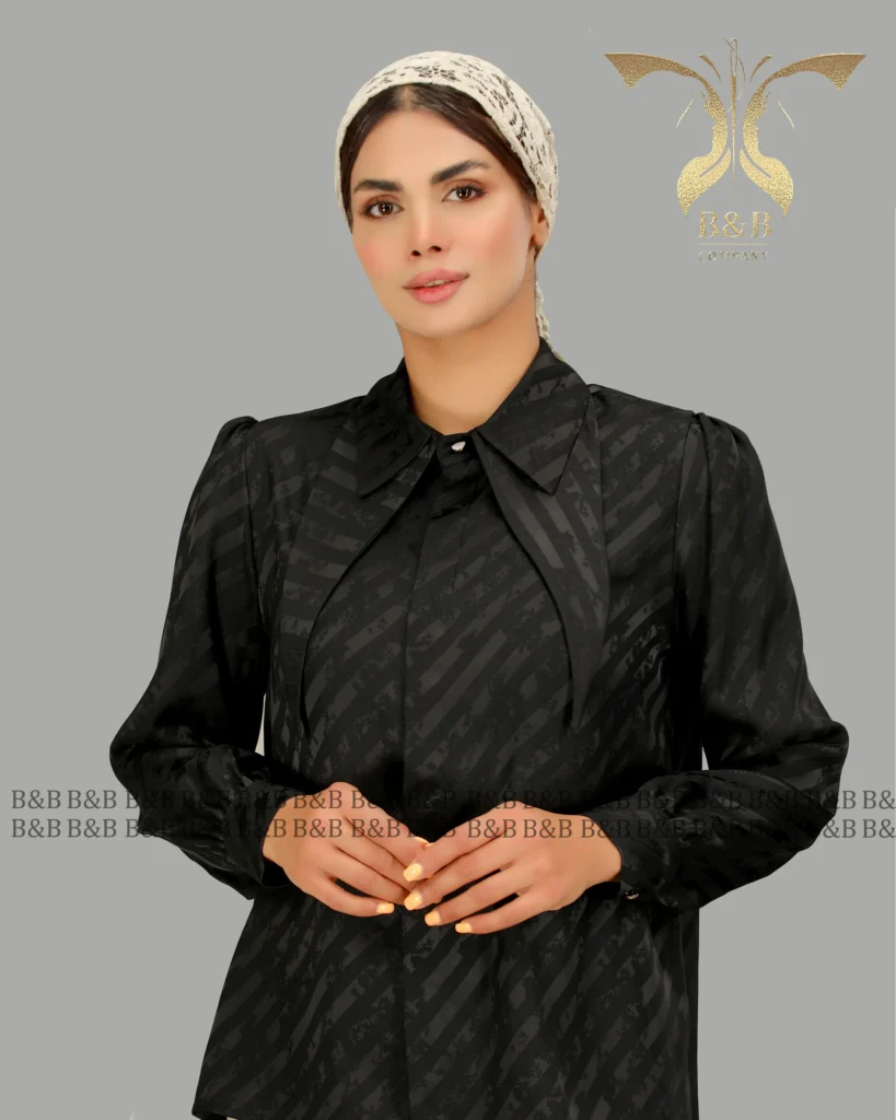 شومیز زنانه B&B دو یقه خرگوشی