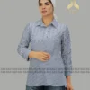 شومیز زنانه B&B مچ پاکتی راه راه